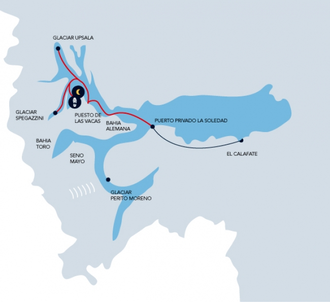 El Calafate I Crucero Una noche en El Parque Nacional 